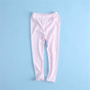 Girls Casual Solid Color Elastic Waist Pants - PrettyKid