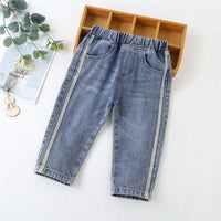 Boys Casual Solid Denim Pants Wholesale Boys Clothing Suppliers - PrettyKid