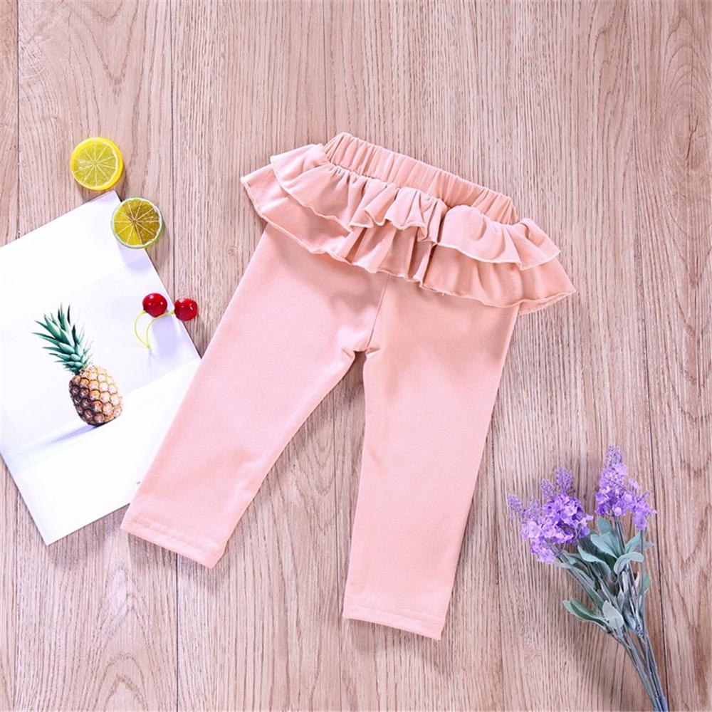 Girls Casual Solid Off Shoulder Long Sleeve Top & Pants Wholesale Girls - PrettyKid