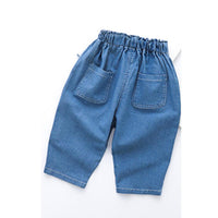 Boys Casual Solid Pocket Jeans - PrettyKid