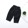 Boys Casual Solid Pocket Jeans - PrettyKid