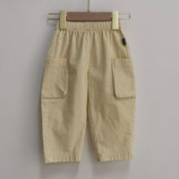 Boys Casual Solid Pocket Trousers Wholesale Boys Clothing Suppliers - PrettyKid