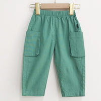 Boys Casual Solid Pocket Trousers Wholesale Boys Clothing Suppliers - PrettyKid