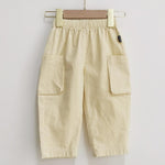 Boys Casual Solid Pocket Trousers Wholesale Boys Clothing Suppliers - PrettyKid