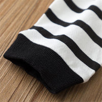 Baby Unisex Casual Striped Button Romper & Hat Baby Clothing Wholesale - PrettyKid