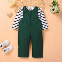 Toddler Girl Casual Striped Long Sleeve Top & Jumpsuit Wholesale Girls - PrettyKid