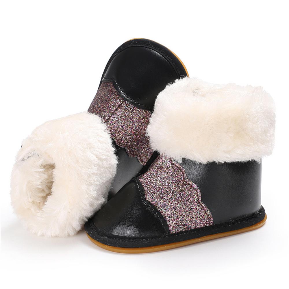 Baby Girls Casual Winter Fur Boots Cheap Kid Shoes Wholesale - PrettyKid