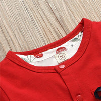 Toddler Girls Cherry Printed Sleeveless Dress & Cardigan Coat Girl Wholesale - PrettyKid
