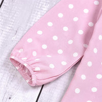 Toddler Girls Chiffon Polka Dot Top & Skirt Wholesale Girls - PrettyKid