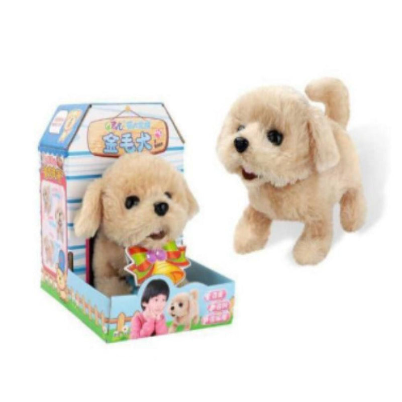 Children's electric toy dog simulation plush Teddy robot dog Wholesale Children's Electric Toy Dogs - PrettyKid
