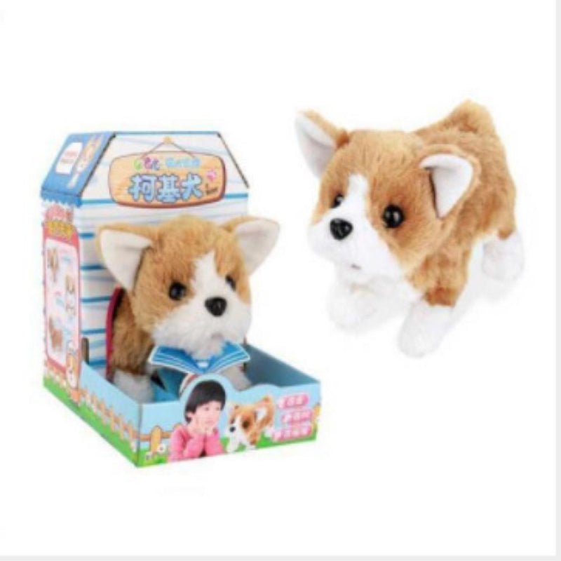 Children's electric toy dog simulation plush Teddy robot dog Wholesale Children's Electric Toy Dogs - PrettyKid