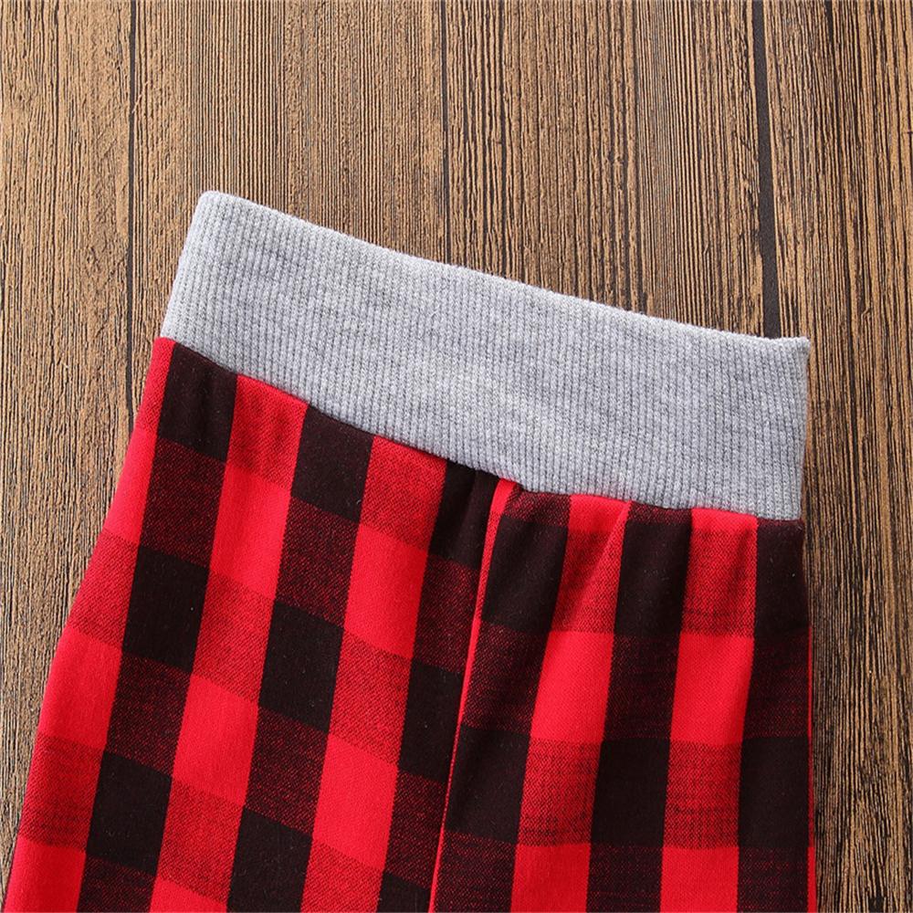 Boys Christmas Tree Long Sleeve Top & Plaid Pants Wholesale Boys Clothing Suppliers - PrettyKid