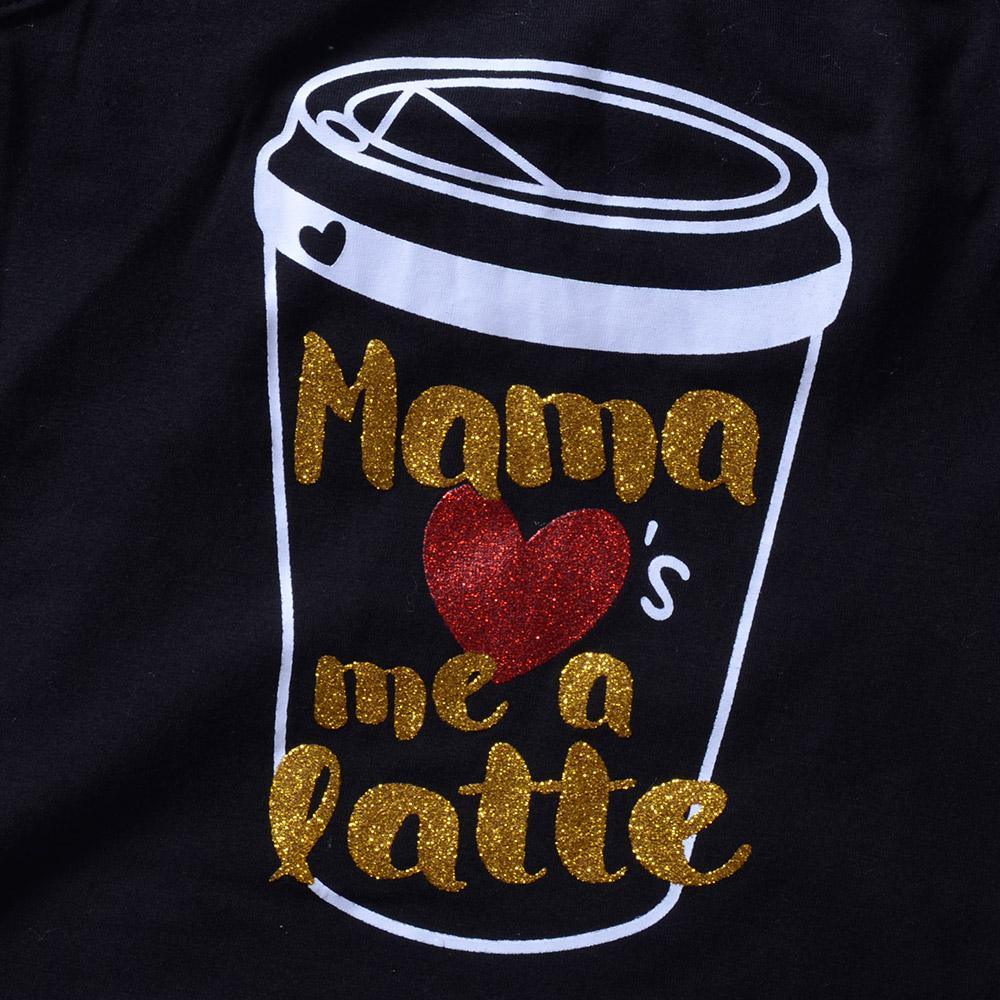 Boys Coffee Letter Printed Sleeveless Top & Shorts Wholesale Toddler Boy clothes - PrettyKid