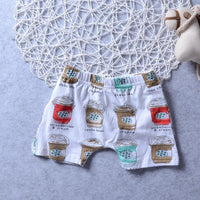 Boys Coffee Letter Printed Sleeveless Top & Shorts Wholesale Toddler Boy clothes - PrettyKid