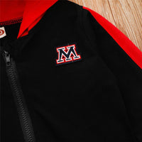 Boys Color Block Hooded Long Sleeve Zipper Tracksuit Wholesale Boys Suits - PrettyKid