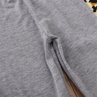 Boys Color Block Leopard Hooded Top & Pants Wholesale Boys Clothing - PrettyKid