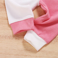 Baby Unisex Color Block Long Sleeve Crew Neck Top & Pants Baby Wholesale Suppliers - PrettyKid