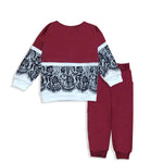 Boys Color Block Long Sleeve Top & Pants Boy Boutique Clothing Wholesale - PrettyKid