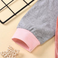 Girls Color Block Long Sleeve Zipper Jacket Girls Wholesale - PrettyKid