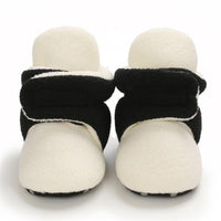 Baby Unisex Color Block Magic Tape Snow Boots Baby Shoes Wholesale - PrettyKid