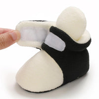 Baby Unisex Color Block Magic Tape Snow Boots Baby Shoes Wholesale - PrettyKid