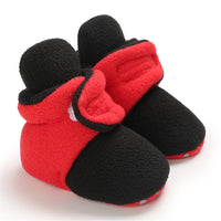 Baby Unisex Color Block Magic Tape Snow Boots Baby Shoes Wholesale - PrettyKid