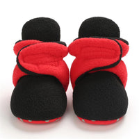 Baby Unisex Color Block Magic Tape Snow Boots Baby Shoes Wholesale - PrettyKid