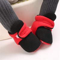 Baby Unisex Color Block Magic Tape Snow Boots Baby Shoes Wholesale - PrettyKid