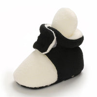 Baby Unisex Color Block Magic Tape Snow Boots Baby Shoes Wholesale - PrettyKid