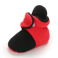Baby Unisex Color Block Magic Tape Snow Boots Baby Shoes Wholesale - PrettyKid