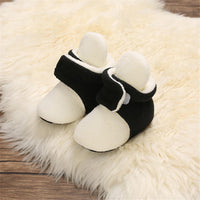 Baby Unisex Color Block Magic Tape Snow Boots Baby Shoes Wholesale - PrettyKid
