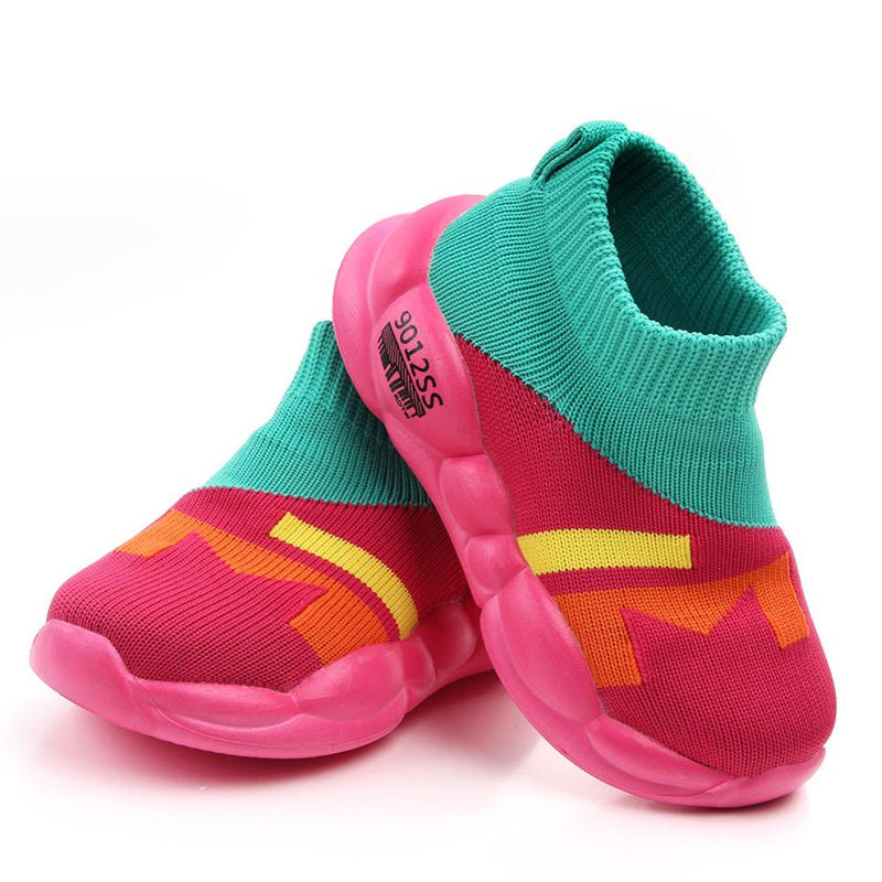 Baby Color Block Mesh Toddler Shoes Casual Sneakers - PrettyKid