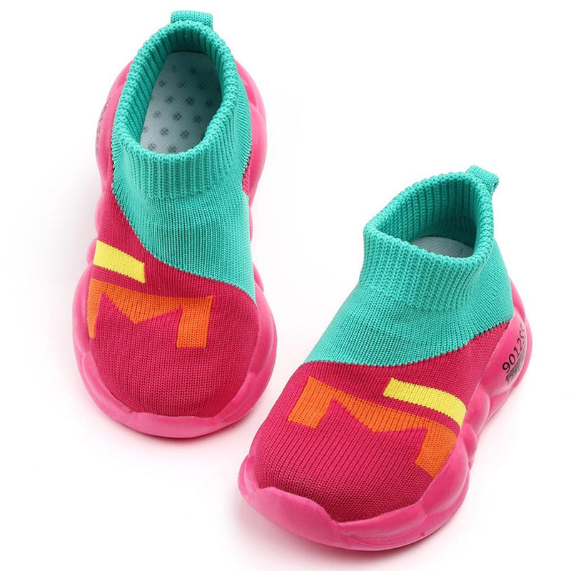 Baby Color Block Mesh Toddler Shoes Casual Sneakers - PrettyKid