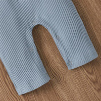 Baby Unisex Color Block Short Sleeve Button Romper Baby clothing Wholesale vendors - PrettyKid