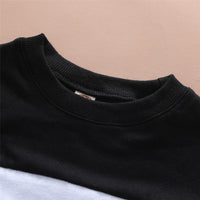 Boys Color Blocking Long Sleeve Casual T-shirt Wholesale Boy Clothing - PrettyKid