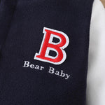 Bear Baby Color Blocking Long Sleeve Romper Baby Clothes Suppliers - PrettyKid