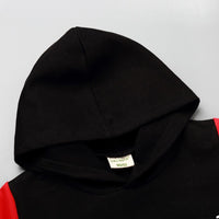 Boys Color Constrast Hooded Long Sleeve Tops Wholesale - PrettyKid