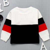 Boys Color Contrast Letter Pattern Tops Baby Boys Clothes Wholesale - PrettyKid