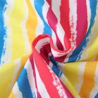 Girls Color Striped Long Sleeve Tops & Pants - PrettyKid