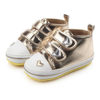 Baby Comfy Heart Printed Magic Tape Sneakers - PrettyKid