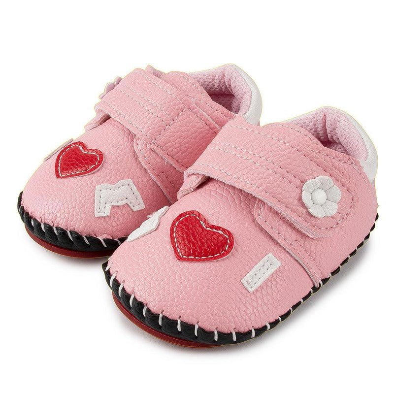 Baby Girls Comfy Magic Tape Toddler Flat Shoes - PrettyKid