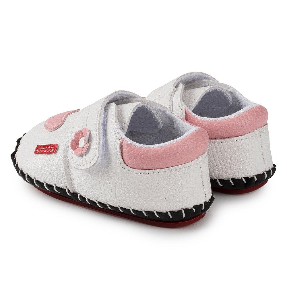 Baby Girls Comfy Magic Tape Toddler Flat Shoes - PrettyKid