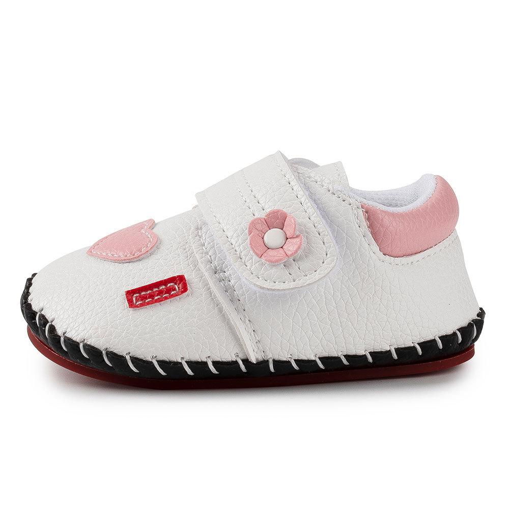 Baby Girls Comfy Magic Tape Toddler Flat Shoes - PrettyKid