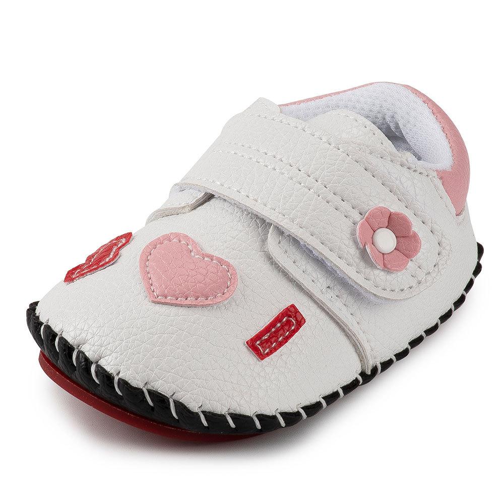 Baby Girls Comfy Magic Tape Toddler Flat Shoes - PrettyKid