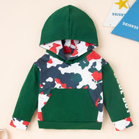 Baby Cool Boy Camo Hooded Long Sleeve Top & Pants Wholesale Baby - PrettyKid