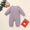 Baby Unisex Cotton Linen Button Pocket Romper Baby Clothes Cheap Wholesale - PrettyKid