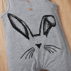 Baby Unisex Cotton Rabbit Printed Sleeveless Infant Romper Baby clothes - PrettyKid
