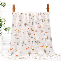 Baby Cotton Six-layers Cartoon Printed Blanket Baby Blankets Wholesalers - PrettyKid