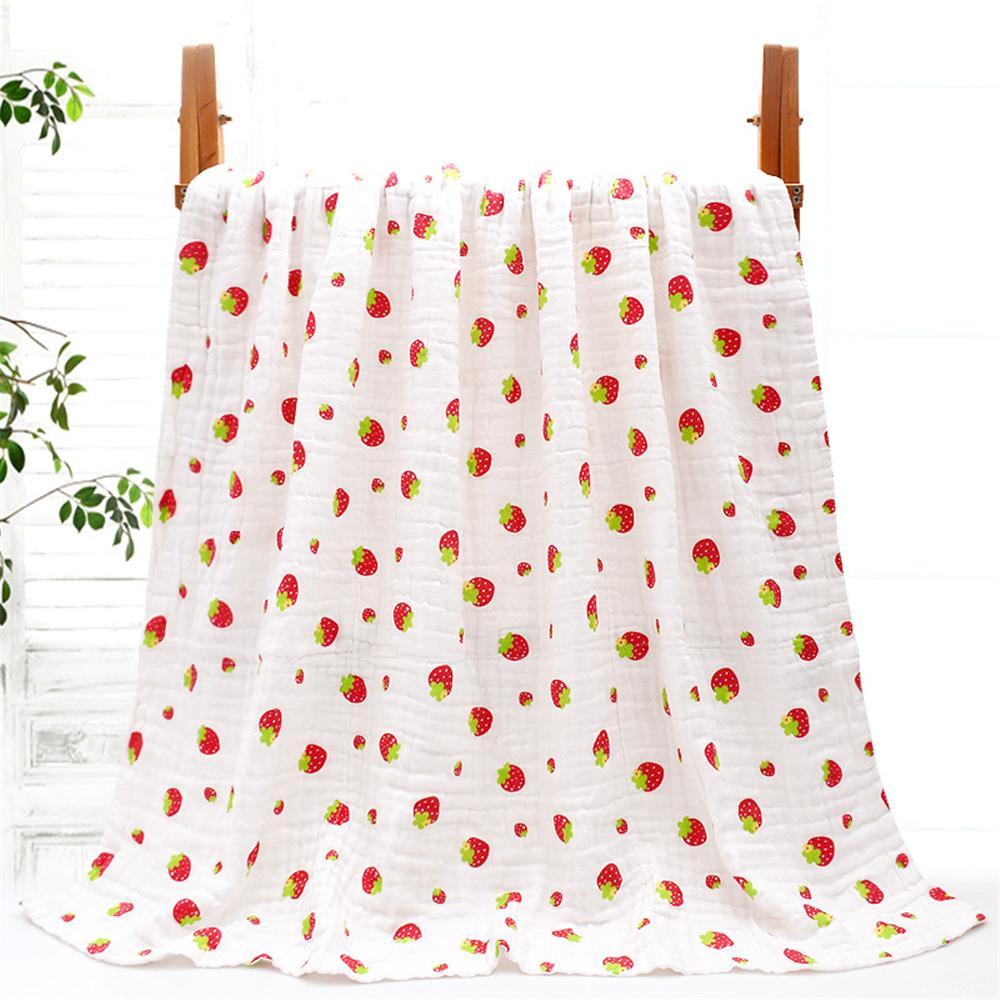 Baby Cotton Six-layers Cartoon Printed Blanket Baby Blankets Wholesalers - PrettyKid