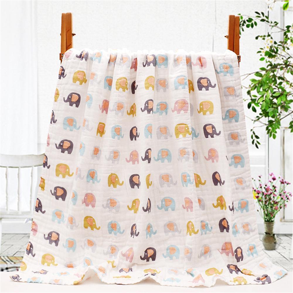 Baby Cotton Six-layers Cartoon Printed Blanket Baby Blankets Wholesalers - PrettyKid